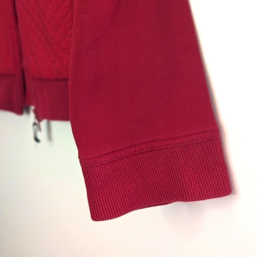 VTG Pacer Karen Scott Women's Zip Jacket Size XL Petite Red Black Pockets - Picture 8 of 11